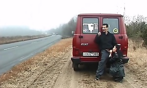 real fuck on big public street