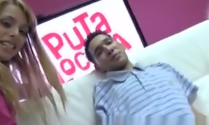 Spanish Blonde Teen Sucks And Fucks With A Disabled Guy