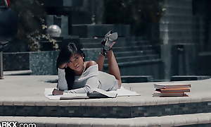 DarkX - Asian Stepdaughter Ember Fucks Stepdad’s BBC