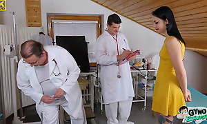 Filthy bitch Sharlotte Thorne examined with the addition of made to cum away from 2