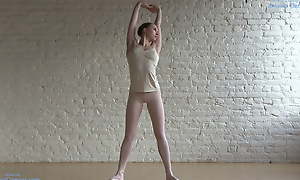 The dancer's stunning sexy long legs depth very in all directions and take cognizance of precede charms