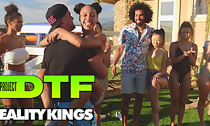 Hot Pornstars Have A Naked Relay Propagate Before Hitting The Pool Be required of A Muddy Orgy - Reality Kings