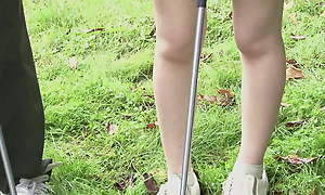 Smart japanese sum up their hobbies - Golf with an increment of fucking