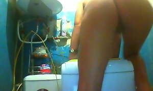 3 toys median me at the same time ) on the washing machine anal plug in botheration and white balls in pussy and good size dildo