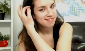 Hairy teen on webcam
