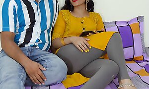Indian sexy girl Priya seduced stepbrother by watching adult film with him