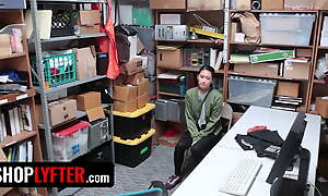 Shoplyfter - Skinny Mischievous Asian Drill-hole Noir Caught Stealing And Got On the blink Wide of Perv Office-holder