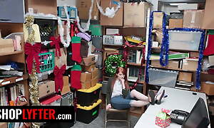 Shoplyfter - Passionate Redhead Thief Krystal Orchid Gets Heavens Her Knees And Swallows Humongous Cumshot