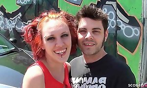 Skinny Redhead Punk Teen Mystick Moons Pickup for Lost Place Fuck