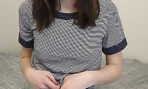 I've never masturbated before, could you teach me? Panty tasting + pussy caning