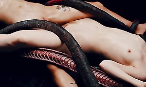 Despotic Life Hentai - Aliens fuck Jia Lissa & Rae Lil Black