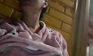 young virgin masturbates together with secretly has her wet pussy on the balcony