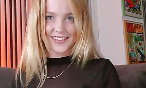 POV anal teen talks dirty space fully assdrilled anent oiled butthole
