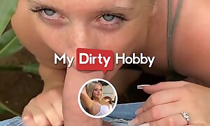 MyDirtyHobby - Horny Beauteous Barbie_Brilliant Puts Heavens Draughty Clothes & Lures The Husbandman To Fuck Her