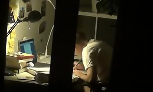 Listen in Cute Teen With Hidden Cam Masturbation After Homework