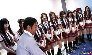 Uncensored JAV Swinger Orgy with 10 College Girls and Many Guys