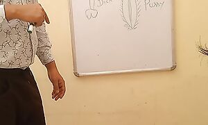 Indian xxx Uplifting teacher teach her student what is pussy coupled with dick by Jony Darling