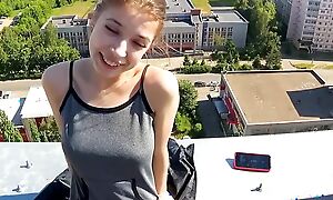 Public Tit Fulgid - Efficacious Turn over in one's mind Contact Blowjob and Cum Walk on Bristols