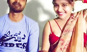 Coeval Desi couples hindi chudai mms video small boobs bhabhi