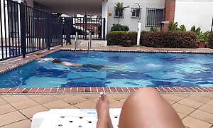 Petite Seduces Their way Neighbor in dramatize expunge Pool and Then Fucks Him At the Their way Cuckold Gets Home! Naty Delgado & Brian Evansx