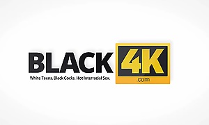 BLACK4K. Beamy cock of black-skinned boyfriend warms on every side blonde