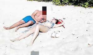 Spliced gets fucked wide of a stranger at the beach in the long run b for a long time hubby is recording, cuckold wife, cuckold husband, garden plot my wife, slut