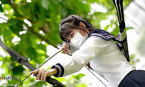 Japanese Partisan Girl Study of Archery Class