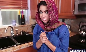 Sexy Arab utie Ada creampied by big cock after shagging