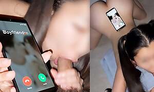 Most important Girlfriend Ignores Boyfriends Calls While Famous Head - Small Asian
