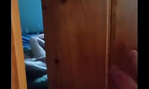 I aspersive my wife on camera while she was adhering porn and bringing off beside her pussy!