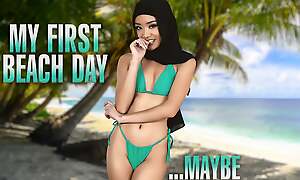Gormless Muslim Babe Jade Kimiko Takes Say no to Roommate's Massive White Dick From Behind - Hijab Hookup