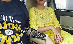 First time she rides my dick in car, Public sex Indian desi Girl saara fucked very hard in Boyfriend's railway carriage
