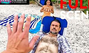 Woah My HOT AF Stacked Stepsis Just Fucked Me At The Beach, LOAD BLOWN - Serena Santos - MyPervyFamily