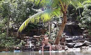 Couple Real Sex with respect to a Waterfall with respect to Thailand