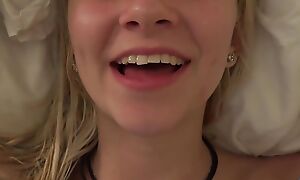 Blonde Babe Gets Fucked plus Fingered POV