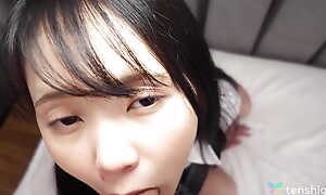 Hot brunette teen Mei Hotta having hardcore sex.