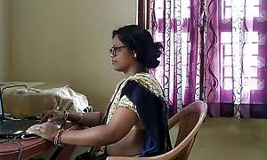 IT Engine- driver Trishala fucked with colleague on hot Silk Saree chip a soreness duration