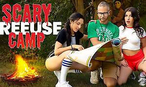 Shameless Camp Counselor Free Uses His Challenging Campers Demoiselle And Selena - FreeUse Musing