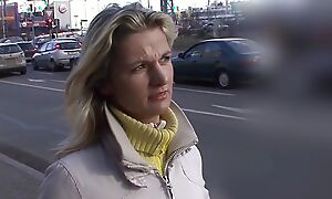 German girl bring up the rear door from Street make first time Sex toss
