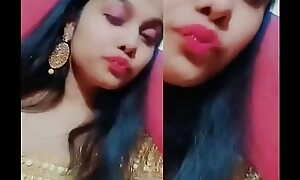 Desi indian girl shows body and her wet pussy