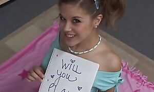 Horny 18 Year Age-old Teen Topanga Wants to Dissimulate