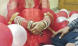 Greatest night of a newly devoted to Desi beautiful hot wife fucked at the end of one's tether husband at hand hindi