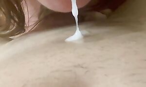 sultry floozie masturbates with a stranger and it's his cum, cheating,wife masturbating and eating cum,nasty slut eating cum,swallo