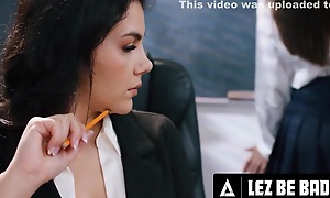 Lez Abominate Bad - Impress Big-titted Teacher Disciplines Naughty teen 18+ For Teasing Her! Rough Strap-on Lose one's heart to - Gal Ritchie And Valentina Nappi