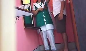 New Indian school girl fucking with her teacher