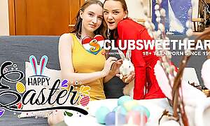 Felicitous Easter Lesbians Humping be incumbent on ClubSweethearts