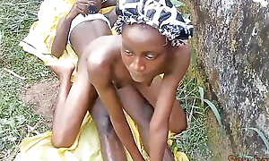village girl having defeat mating