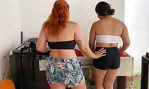 I have a passion my stepdaughter in the laundry neighbourhood and give excuses her cum