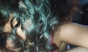 At hand close and personal: Celeste is now practicing her abysm throat