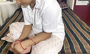 Aunty is get-at-able to light of one's life coupled with desi pussy big black cock enduring sexual connection in the air room